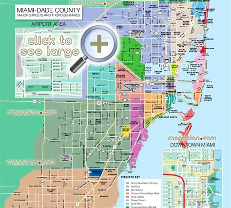 Miami Beach Maps Top Tourist Attractions Free Printable City