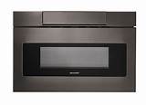 Images of Microwave Black Stainless Steel