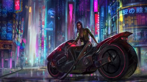 2560x1440 Cyberpunk Girl Biker 4k 2020 1440p Resolution Hd 4k