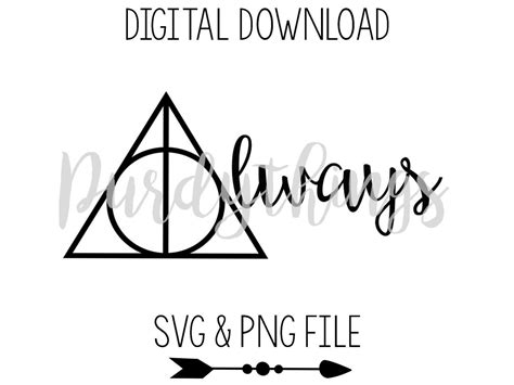 Harry Potter Always SVG PNG Digital File Instant Download from