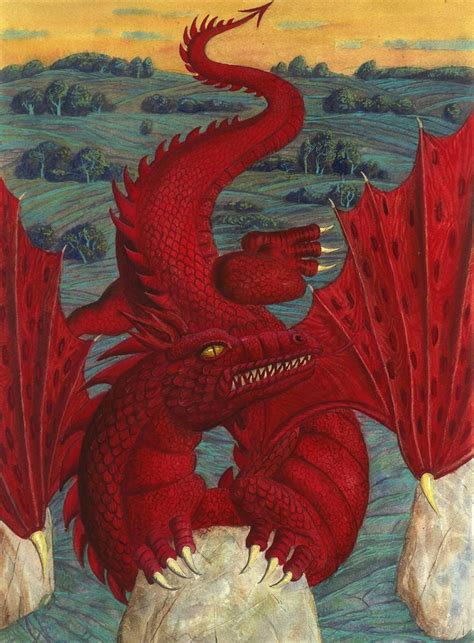 The Red Dragon Painting By Tatiana Lahonina Saatchi Art