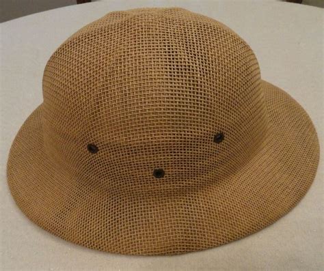 Details About Vintage Gth Golf Tennis Headwear Woven Hat Tan Safari