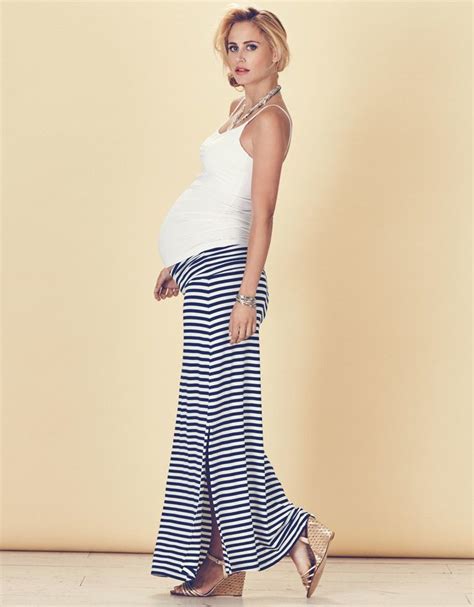 Nautical Striped Maternity Maxi Skirt Maternity Maxi Skirts Maxi Skirt Maternity Maxi