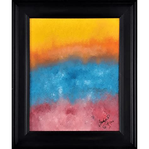 Original Oil Painting Abstract 16 16x20 Includes Frame