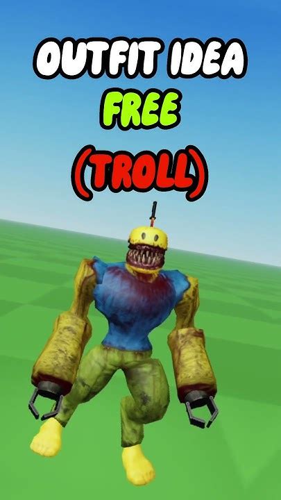 Roblox Troll Outfit Idea For 0 Robux👀 Youtube