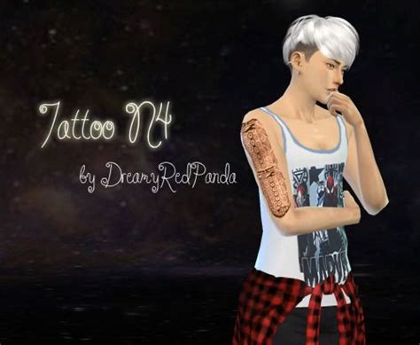 Sims 4 Ccs The Best Tattoo By Dreamyredpanda The Sims Sims Cc