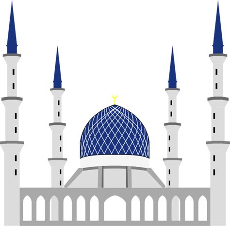 3d Mosque Dome Vector Illustration Download Png Image