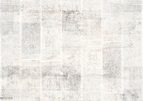 Old Vintage Grunge Newspaper Paper Texture Background Stock Photo