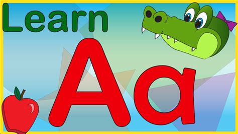 Learn Letters For Toddlers Kids Babies All About The Letter A Youtube