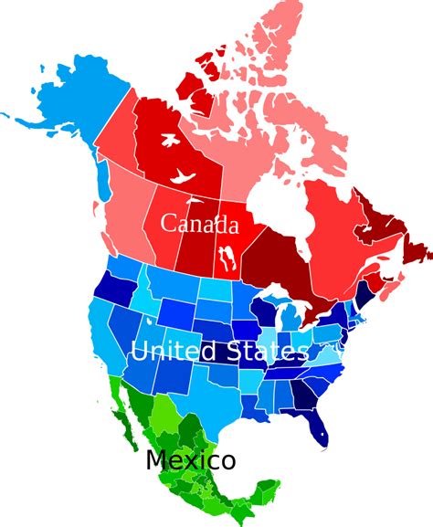 Filenorth America Map Colouredsvg Wikipedia