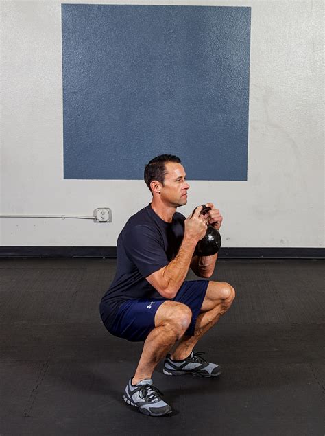 Kettle Bell Goblet Squat An Excellent Lower Body Push Exercise