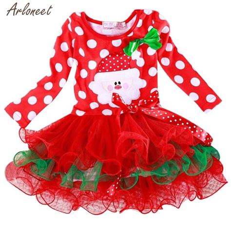 2017 New Year Christmas Polka Dot Dress In Dresses From Mother And Kids