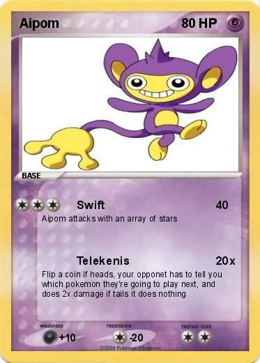 Pokémon Aipom 8 8 Swift My Pokemon Card