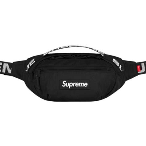 supreme supreme 18ss waist bag black ウエストバッグの通販 by ちゃんよー s shop｜シュプリームならラクマ