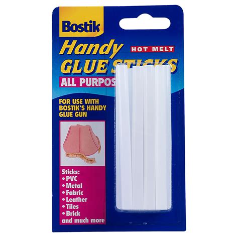 Bostik 80710 Glue Sticks 7mm X 100mm For Handy Hot Melt Glue Gun Pack