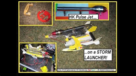 Hobbyking Pulse Jet Demo On A Storm Launcher With Start Up Tips Youtube