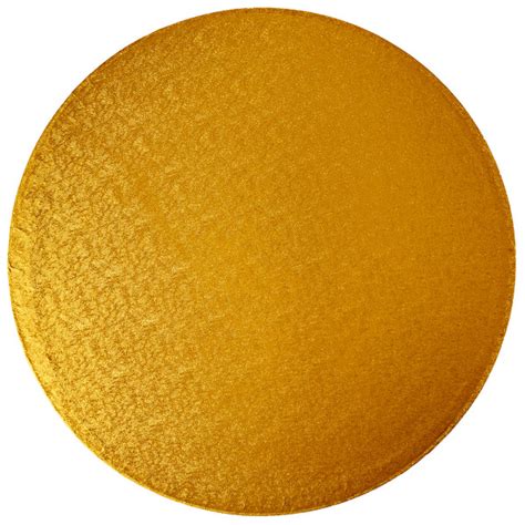 18 Round Gold Foil Cake Board Decopac