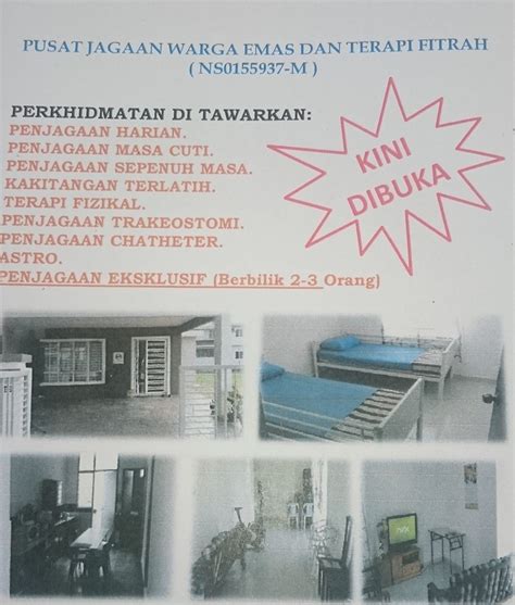Pusat jagaan warga emas veteran angkatan tentera. Pusat Jagaan Warga Emas ~ RESIDENSI TAMAN SEREMBAN 3