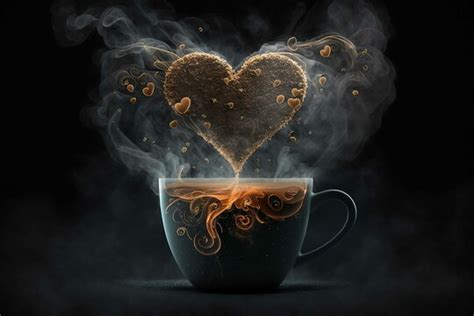 Afbeeldingen Over Love Coffee Blader In Stockfotos Vectoren En