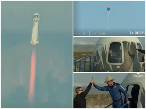 Jeff Bezos Vola Nello Spazio Missione Compiuta Per Blue Origin Il