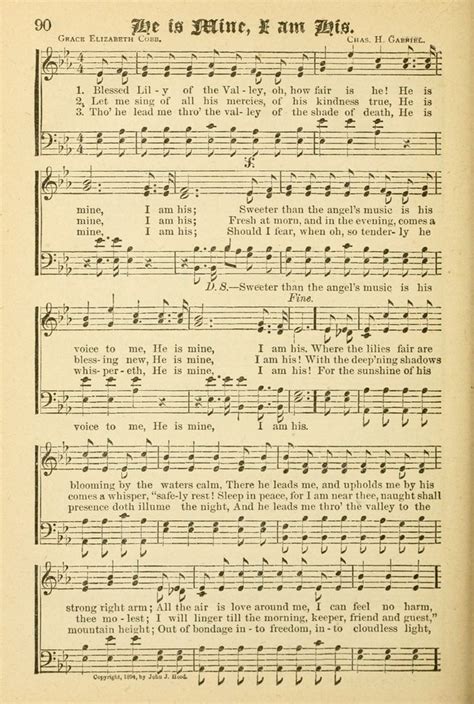 Hymn Songs For Use In The Sunday School Young Peoples Meeting The
