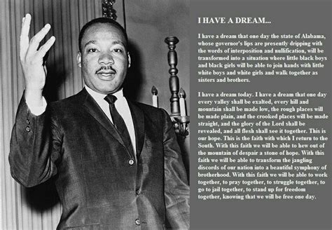 I Have A Dream Speech Martin Luther King Martin Luther King Jr