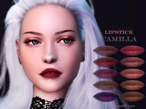 The Sims Resource Lipstick Camilla