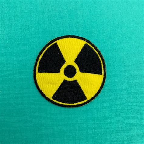 Radioactive Embroidered Patch