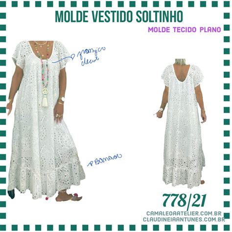 Molde De Vestido Soltinho