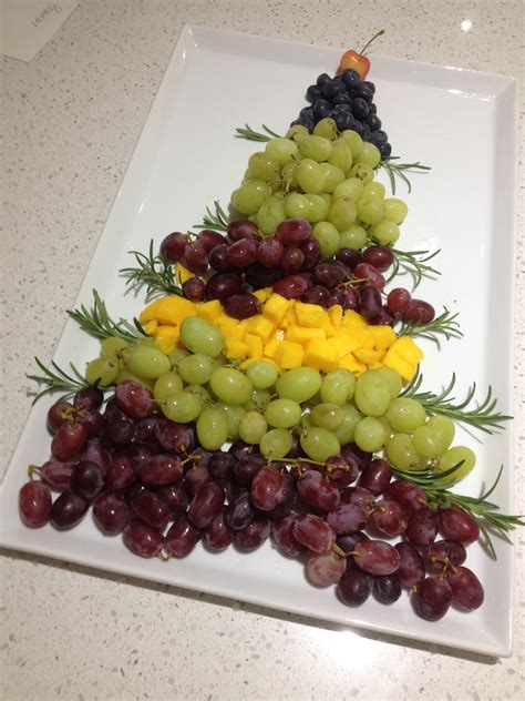 Christmas Fruit Trays Ideas Fruit And Cheese Platter Christmas Tree