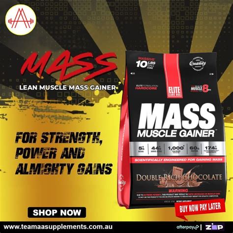 Mass Muscle Gainer Mass Gainer Lean Muscle Mass Gain Mass