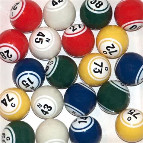 Samson Multi Colored Bingo Balls Bingo Balls Bingo Supply Warehouse