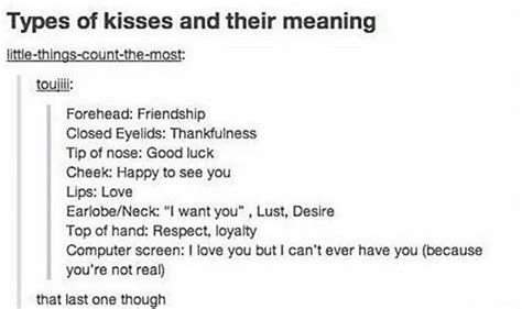 Types Of Kisses And Their Meanings