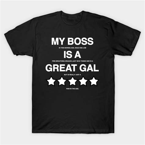 I Hate My Boss I Hate My Boss T Shirt Teepublic