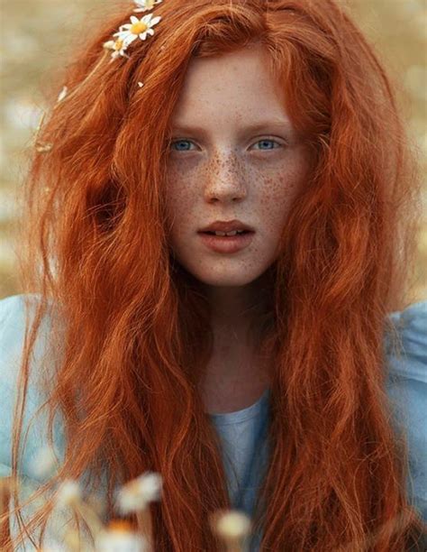 Katerina Beautiful Red Hair Beautiful Freckles Redheads