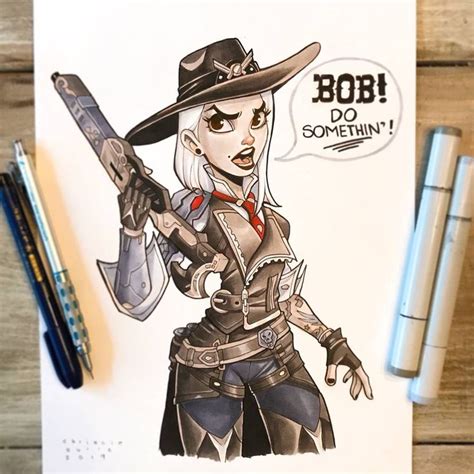 Ashe Fanart Overwatch By