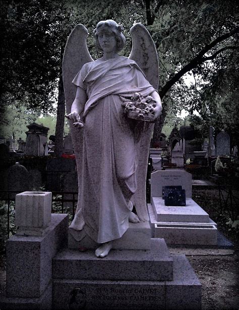 The Elegant Goth Angel Statues Sculpture Cemetery Angels Angel