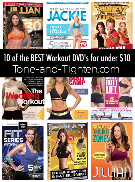 10 Of The Best Workout Dvds Under 10 Tone And Tighten