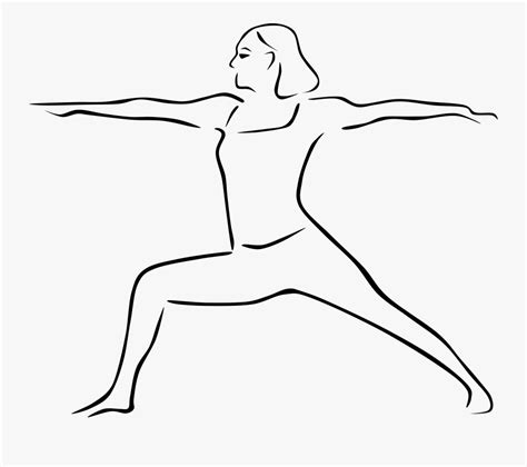 Being less stressed in a straightforward and blazing new trails. Warrior Ii Pose - Drawing Of Yoga Poses , Free Transparent ...