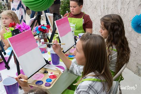 Kids Painting Parties Make This One A Party To Remember The Paint Sesh