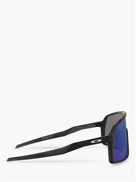 Oakley Oo9406 Men S Sutro Prizm Rectangular Sunglasses Ink Black Mirror Green At John Lewis