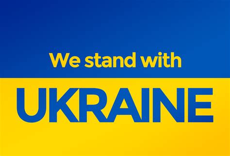 We Stand With Ukraine Free Stock Photo Picjumbo