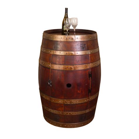 Wine cabinets have you covered at dinner parties. Wine Barrel Cabinet | Wayfair