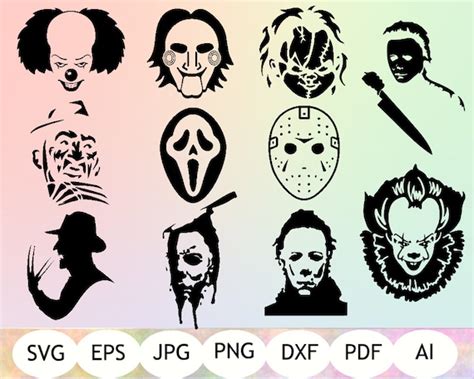 Horror Characters Svg Michael Myers Svg Scream Svg Ho