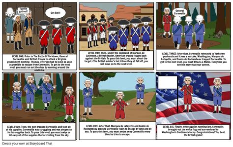 Battle Of Yorktown Video Game Storyboard By 84a9b28c