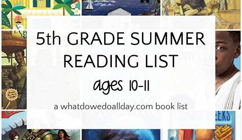 5th Grade Summer Reading List - Recommended Books