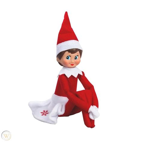 The Elf On The Shelf Girl Elf Edition With North Pole Blue Eyed Girl