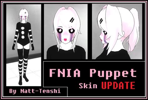 Fnia Puppet Skin Update By Natt Tenshi On Deviantart
