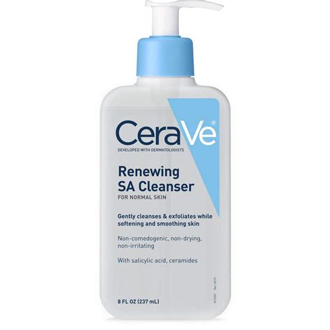 Buy Cerave Salicylic Acid Cleanser 8 Ounce Renewing Exfoliating