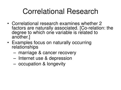 Research Analysis For Correlation